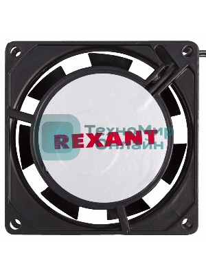 Вентилятор для корпуса Rexant RX 8025HS 220VAC черный, 80 мм, 2450 об/мин, 29 дБ, 2 pin