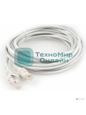 Патч-корд CCA light UTP Гарнизон PC-UTP-5e-5 cat.5e, 5м, литой, многожильный серый