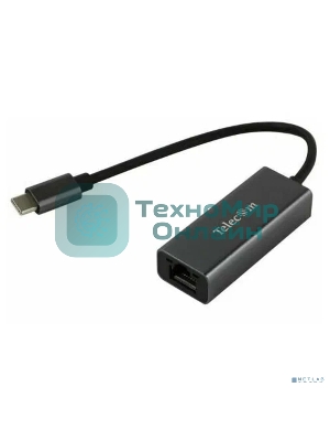 Кабель-переходник USB 3.1 Type-C -->RJ-45 1000Mbps Ethernet, Aluminum Shell, 0.15м Telecom TU320M