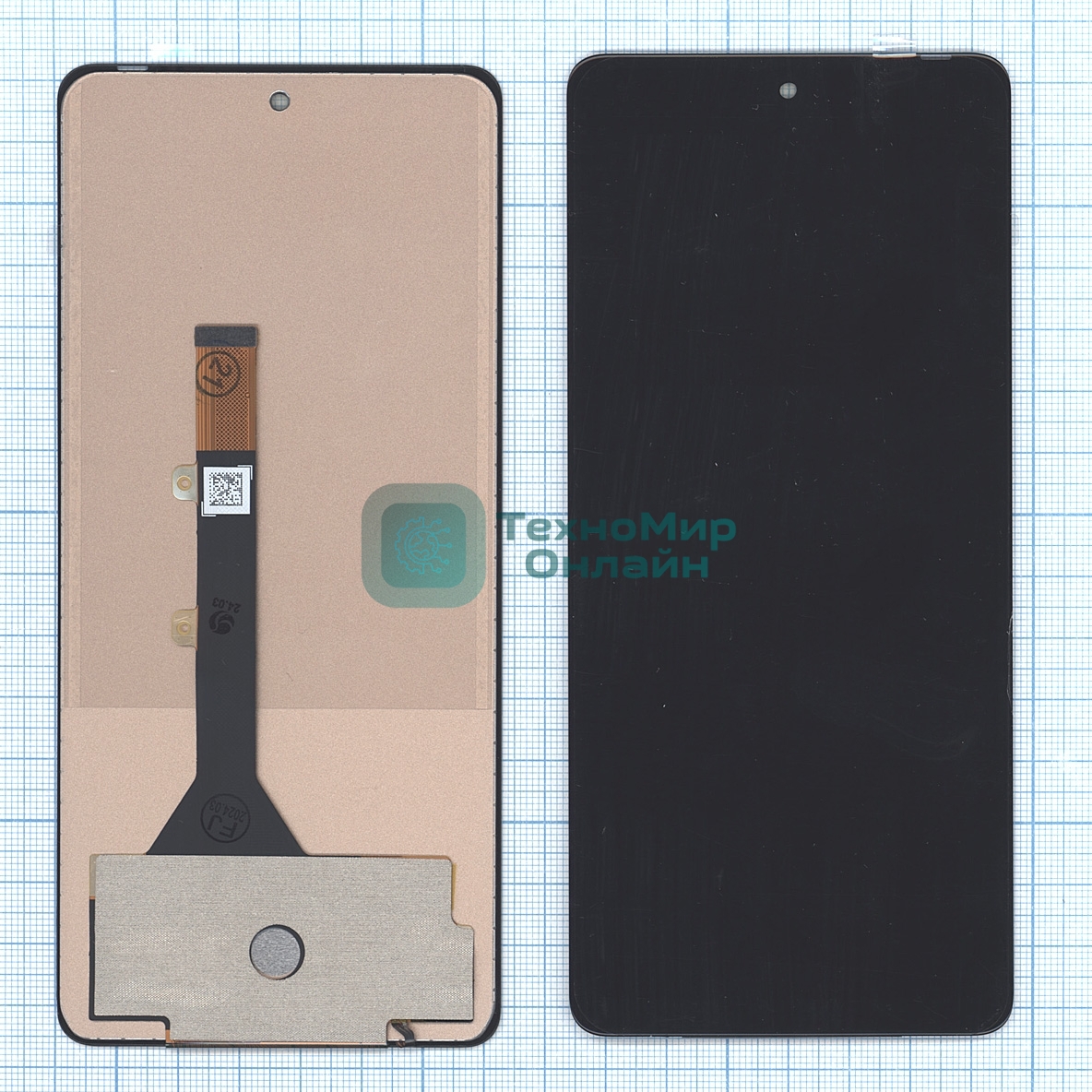 Дисплей (модуль) для Infinix Note 30 Vip (X6710) в сборе с тачскрином TFT черный