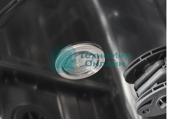 Встраиваемая посудомоечная машина Kuppersberg GLM 6080 Полноразмерная, 60 см, 14 комплектов, 7 программ, внутреннее освещение, автоматическое открывание дверцы, 3 корзины, луч на полу, уровень шума 49 дБ, А+++