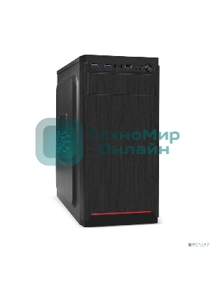 Компьютерный корпус Minitower ExeGate BAA-114U2-AAA350 (mATX, БП AAA350 с вент. 8см, 1хUSB+2хUSB 3.0, аудио, черный)