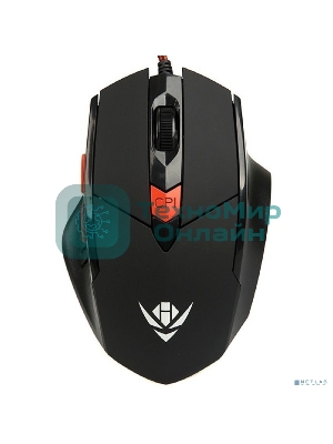 Мышь проводная Dialog MOG-11U Nakatomi Gaming - 6 кнопок + ролик, USB,черная