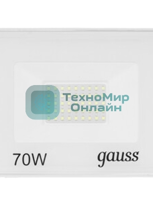 Прожектор светодиодный Gauss LED 70W 4900lm IP65 6500К белый