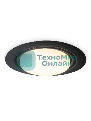 Светильник встраиваемый G10123 BK черный GX53 max 12W D120*48