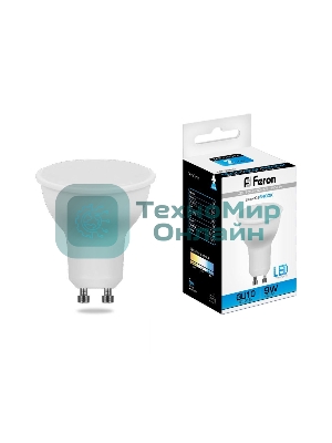 Лампа светодиодная Feron LB-560 9W 230V GU10 6400K