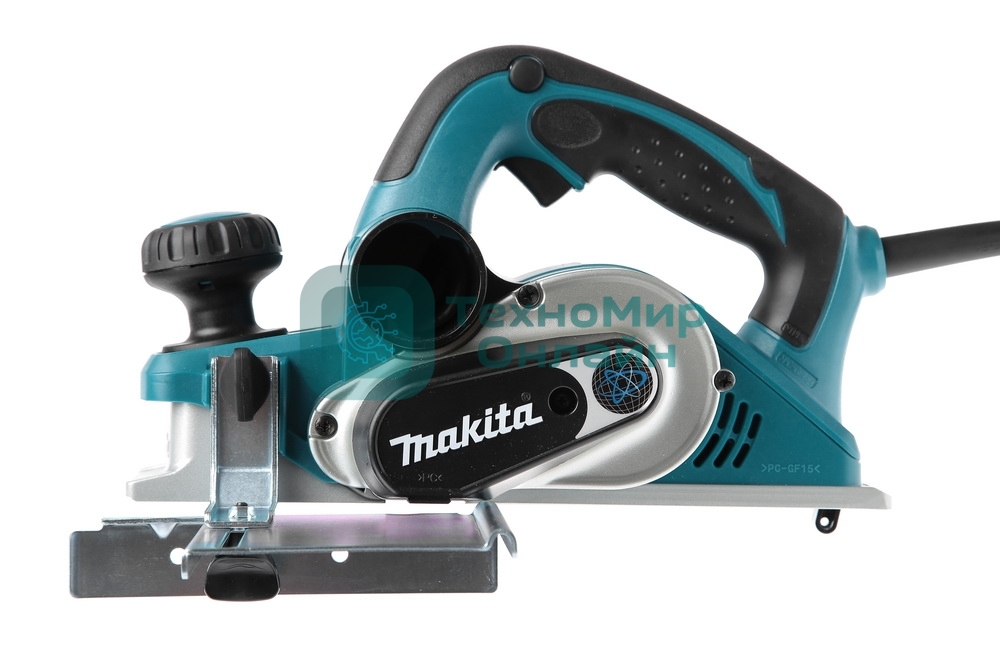 Рубанок Makita KP0810C Рубанок,1050Вт,12000об\м,ширина-82мм,глуб-4мм,3.2кг,кор,парал упор