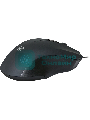 Мышь проводная Defender MM-310 черный, 1000 dpi, USB, кнопки - 3