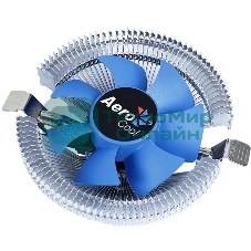 Кулер для процессора AeroCool/Formula Verkho I серебристый, 80 мм, алюминий, 2500 об/мин, 29.7 дБ, 4 pin, 90 Вт, 45 мм