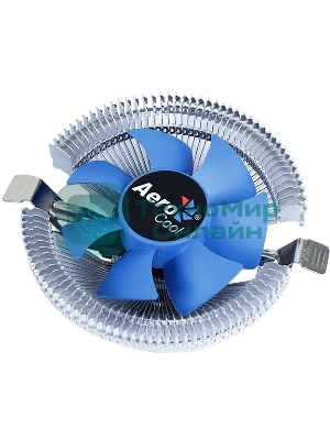 Кулер для процессора AeroCool/Formula Verkho I серебристый, 80 мм, алюминий, 2500 об/мин, 29.7 дБ, 4 pin, 90 Вт, 45 мм