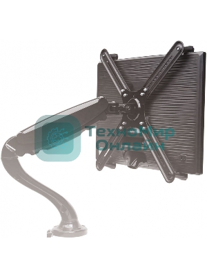 Кронштейн-адаптер для мониторов Arm Media LCD-M2 черный макс.7кг настольный поворот и наклон верт.перемещ.