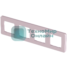 Рамка 4 поста розовый Inspiria