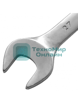 Ключ комбинированный Matrix 27 мм, CrV, матовый хром