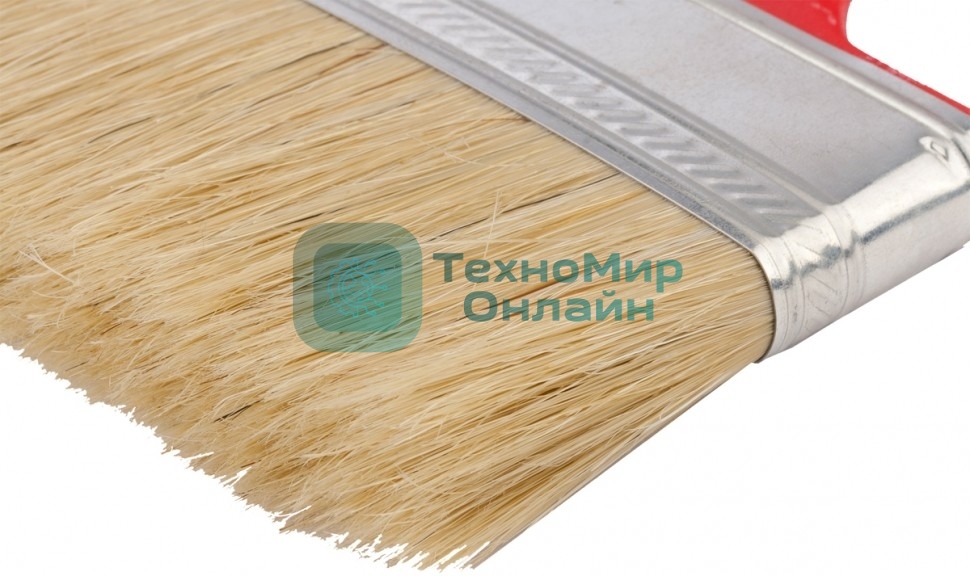 Кисть радиаторная Matrix для эмалей, 50х12 мм, натуральная щетина, пластиковая рукоятка