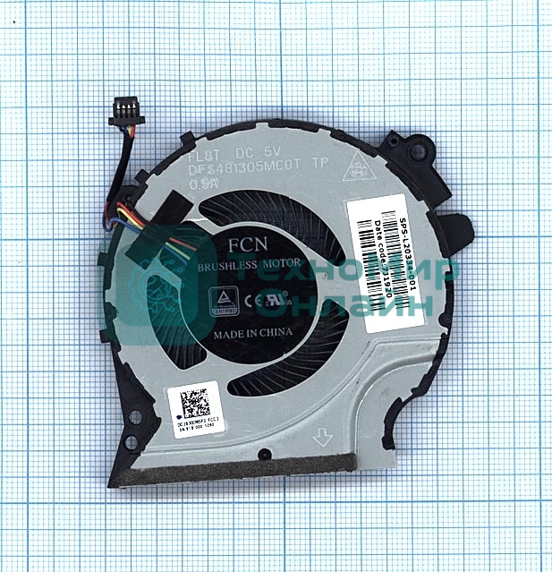 Вентилятор (кулер) для ноутбука HP Pavilion 15-CX GPU