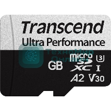 Флеш карта Transcend 256Gb UHS-I U3 мicroSD w/adapter A2 Ultra Performance R/W:160/125 Mb/s