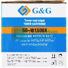 Картридж лазерный G&G GG-W1500X (W1500X) черный (2000 стр.) для HP LaserJet M111a/M111w/MFP M141a/M141W