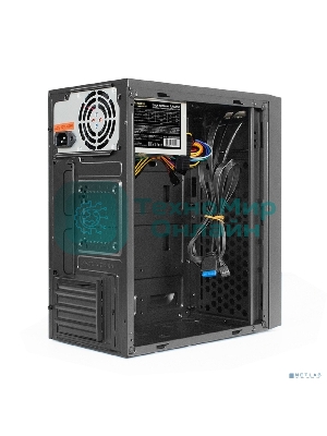 Компьютерный корпус Minitower ExeGate BAA-114U2-AAA350 (mATX, БП AAA350 с вент. 8см, 1хUSB+2хUSB 3.0, аудио, черный)