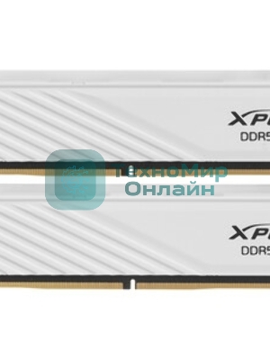 Оперативная память XPG Lancer Blade, DDR5, 32GB (2x16GB), 6400MHz, CL32, DIMM, с радиаторами, RGB, белый