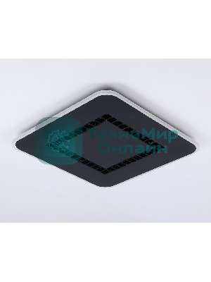 Светильник Ambrella light FL51419 BK черный 3000K/4200K/6400K 68W 488*488*40 (ПДУ ИК)
