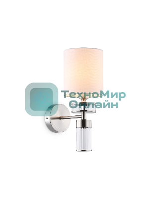 Настенный светильник Ambrella light LH71295 SN/WH никель/белый E14 max 40W 210*130*340
