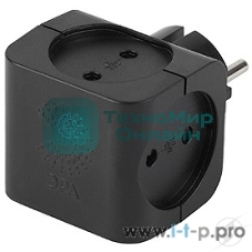 Сетевой разветвитель ЭРА SP-4-B, черный