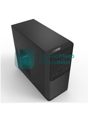 Компьютерный корпус InWin POWERMAN ES701BK USB 3.0 (Mini Tower, mATX, 450W PM-450ATX, USB 3.0x2, USBx2 + Audio, черный)
