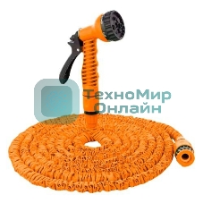 Набор для полива с растягивающимся шлангом 22м Вихрь 73/7/2/26
