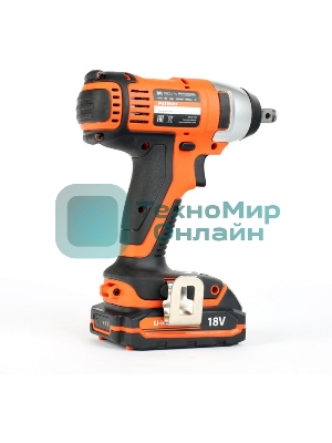 Гайковерт ударный аккумуляторный PATRIOT BR 180Li-1/2 180301140 две батареи Li-ion, 18V, 1,5 Ah, 140 Нм, большой кейс, зарядка за 1 час