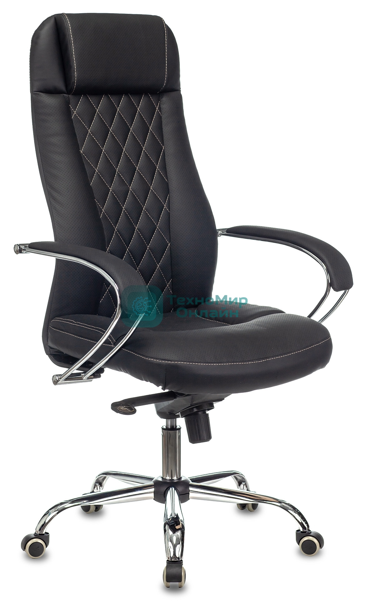 Кресло Бюрократ CH-609SL/ECO черный, экокожа