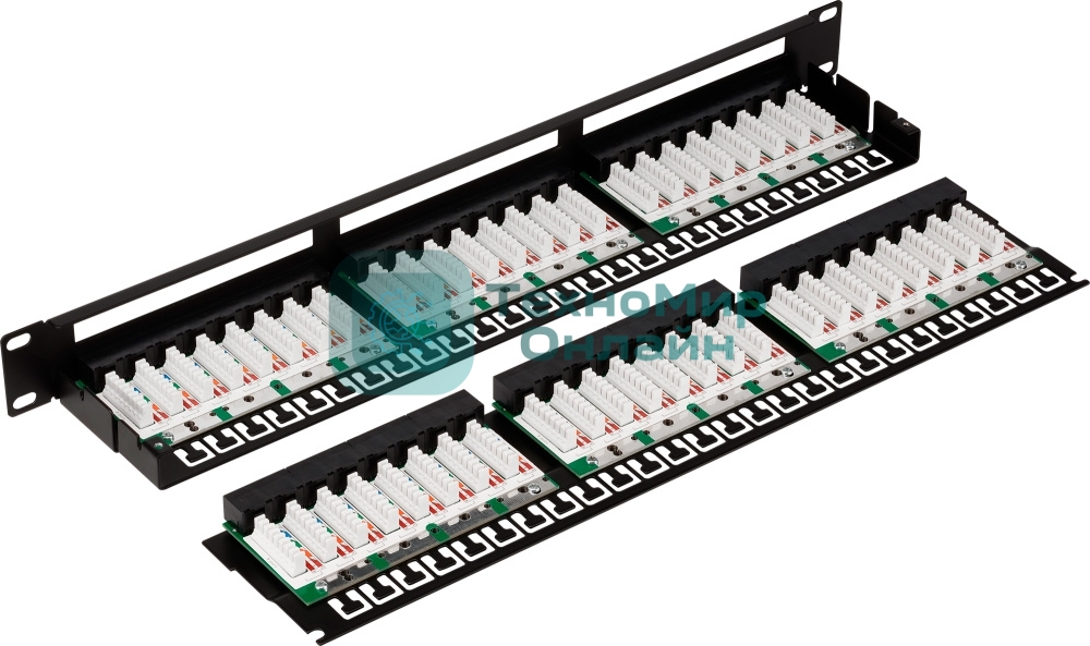 Патч-панель Lanmaster TWT-PP48/1U-U6 19