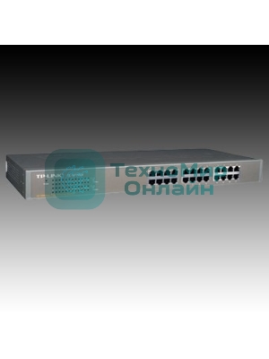 Коммутатор сетевой TP-Link SMB TL-SF1024 Коммутатор 24-port 10/100M Switch, 1U 19-inch rack-mountable steel case