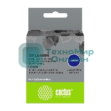 Картридж ленточный Cactus CS-LK4WBN черный шрифт, белый фон (12 мм, 9 м) для Epson LW300/LW400/LW700/LW600P/LW1000P/K400/Z700/Z900