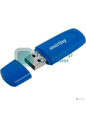 Флешка USB Smartbuy Scout Blue (SB016Gb2SCB), 16Gb, USB 2.0, R/W 15/12, синий