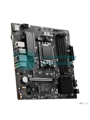 Материнская плата MSI PRO B650M-P, AM5, AMD B650, 4xDDR5, 4xSATA, 2xM.2, 1xPCI-E 4.0 x16, 2xPCI-E 4.0 x1, 1xHDMI, 1xDP, 1xVGA, 1x2.5Gb LAN, 2xUSB 3.2 Gen 1, 2xUSB 3.2 Gen 2, 3x3.5 мм, 7.1, Micro-ATX