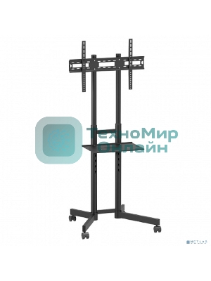 Мобильная стойка напольная Kromax OMEGA-15 черный, 1 шт/уп, для TV 32