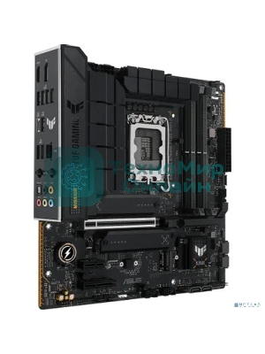 Материнская плата ASUS TUF GAMING B760M-PLUS WIFI II, LGA 1700, Intel B760, 4xDDR5, 4xSATA, 3xM.2, 1xPCIe 5.0 x16, 1xPCIe x4, 1xUSB-A 3.2 Gen 2, 2xUSB-A 3.2 Gen 1, 4xUSB 2.0, 1xUSB-C 3.2 Gen 2x2, 1x2.5Gb LAN, 5x3.5 мм, 7.1, Wi-Fi 6E, Bluetooth 5.3, mATX