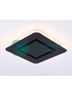 Светильник Ambrella light FL51419 BK черный 3000K/4200K/6400K 68W 488*488*40 (ПДУ ИК)