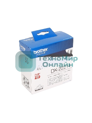 Бумажная клеящаяся лента Brother DK22214 (белая, ширина 12 мм)