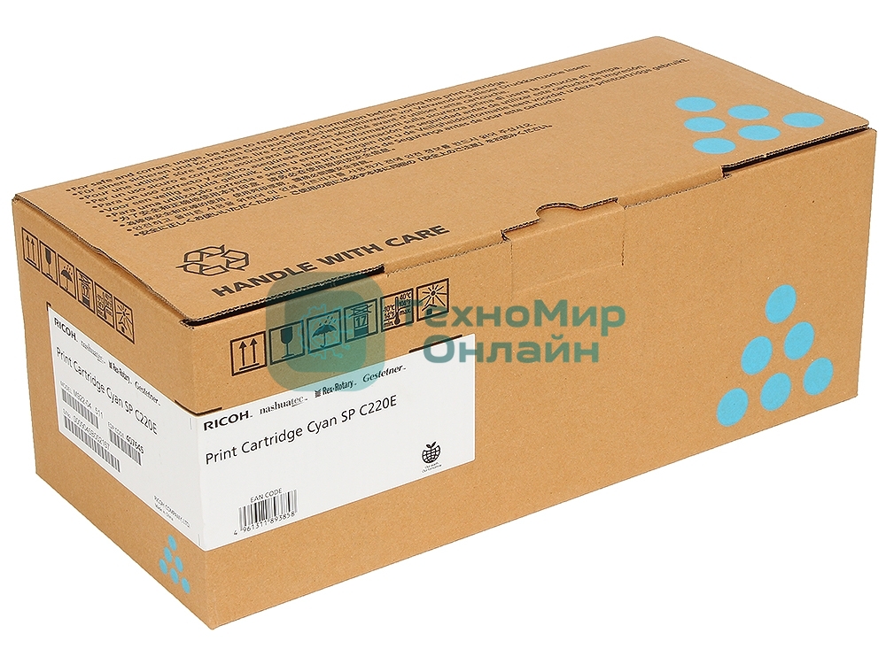 Картридж лазерный Ricoh тип SP C220 голубой для Aficio SP C220S/C221SF/C222SF/ SP C220N/C221N/C222DN 2300 отп.
