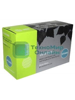 Картридж лазерный Cactus CS-SP3400 черный (5000 стр.) для Ricoh Aficio SP 3400/3410/3400n/3410dn/3400sf/3410sf