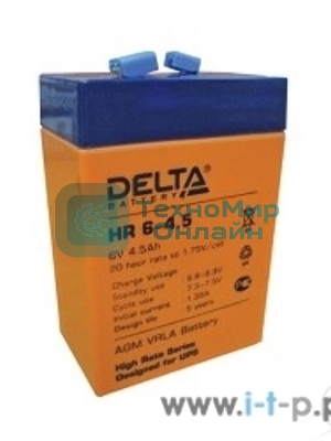 Батарея для ИБП Delta HR 6-4.5 (6V, 4.5Ah)