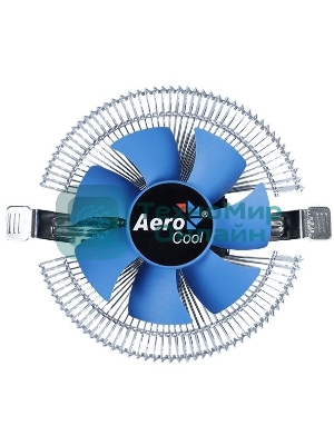Кулер для процессора AeroCool/Formula Verkho I серебристый, 80 мм, алюминий, 2500 об/мин, 29.7 дБ, 4 pin, 90 Вт, 45 мм
