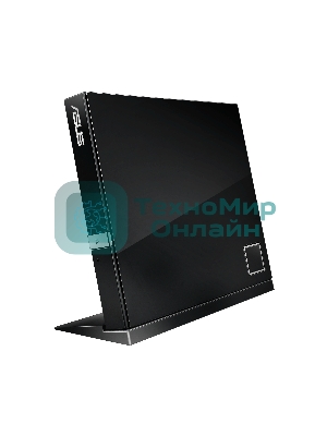 Оптический привод Blu-Ray Asus SBW-06D2X-U/BLK/G/AS черный USB slim внешний RTL