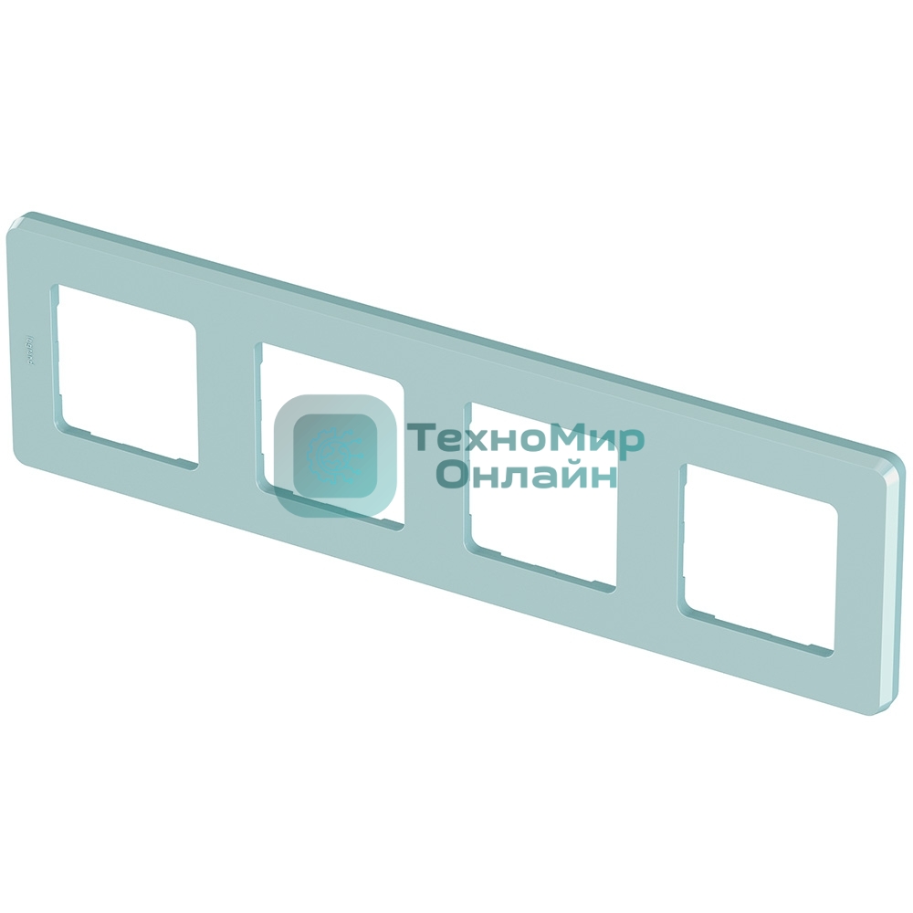Рамка 4 поста мятный Inspiria