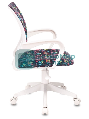 Кресло Бюрократ BuroKIDS 1 W мультиколор, ткань, 120 кг