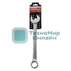 Ключ комбинированный Matrix 27 мм, CrV, матовый хром