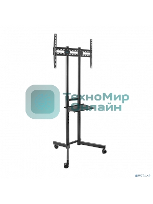 Мобильная стойка напольная Kromax OMEGA-15 черный, 1 шт/уп, для TV 32
