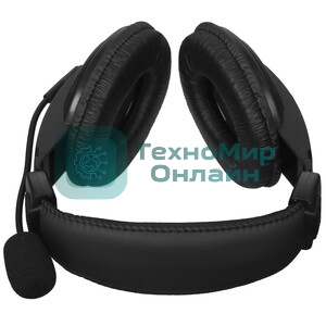 Проводные наушники Smartbuy Commando черный, полноразмерные, Jack 3.5 мм