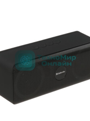 Акустическая система Defender LIGHT/BT/FM/USB/TF/AUX Q1 черный 10 Вт